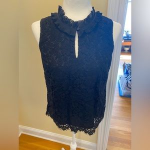 NWT J.Crew  Ladies Sleeveless Lace Top Size: Small